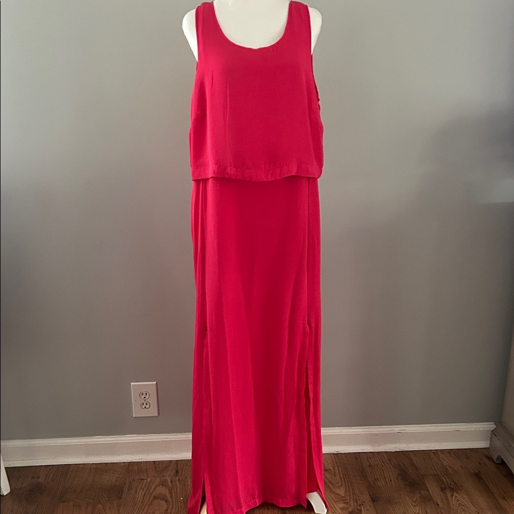 Cato Vibrant coral Sleeveless Maxi Dress